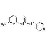 3-(3-aminophenyl)-1-(pyridin-4-ylmethyl)urea