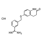 3-{[(2-oxo-1,2,3,4-tetrahydroquinolin-6-yl)oxy]methyl}benzene-1-carboximidamide hydrochloride