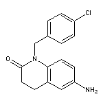 6-amino-1-[(4-chlorophenyl)methyl]-1,2,3,4-tetrahydroquinolin-2-one