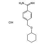 4-[(cyclohexyloxy)methyl]benzene-1-carboximidamide hydrochloride