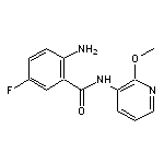 2-amino-5-fluoro-N-(2-methoxypyridin-3-yl)benzamide