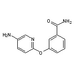 3-[(5-aminopyridin-2-yl)oxy]benzamide