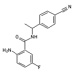 2-amino-N-[1-(4-cyanophenyl)ethyl]-5-fluorobenzamide