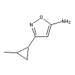 3-(2-methylcyclopropyl)-1,2-oxazol-5-amine