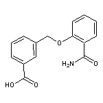 3-(2-carbamoylphenoxymethyl)benzoic acid