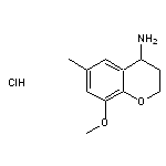 8-methoxy-6-methyl-3,4-dihydro-2H-1-benzopyran-4-amine hydrochloride