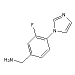 [3-fluoro-4-(1H-imidazol-1-yl)phenyl]methanamine