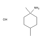 1,4-dimethylcyclohexan-1-amine hydrochloride