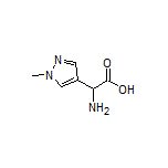 2-Amino-2-(1-methyl-4-pyrazolyl)acetic Acid