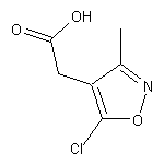 2-(5-chloro-3-methyl-1,2-oxazol-4-yl)acetic acid