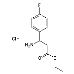 ethyl 3-amino-3-(4-fluorophenyl)propanoate hydrochloride