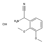 2-amino-2-(2,3-dimethoxyphenyl)acetonitrile hydrochloride