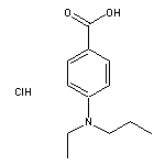 4-[ethyl(propyl)amino]benzoic acid hydrochloride