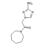 2-(3-amino-1H-1,2,4-triazol-1-yl)-1-(azepan-1-yl)ethan-1-one