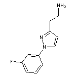 2-[1-(3-fluorophenyl)-1H-pyrazol-3-yl]ethan-1-amine