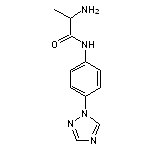 2-amino-N-[4-(1H-1,2,4-triazol-1-yl)phenyl]propanamide