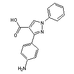 3-(4-aminophenyl)-1-phenyl-1H-pyrazole-4-carboxylic acid