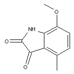 7-methoxy-4-methyl-2,3-dihydro-1H-indole-2,3-dione