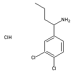 1-(3,4-dichlorophenyl)butan-1-amine hydrochloride