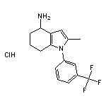 2-methyl-1-[3-(trifluoromethyl)phenyl]-4,5,6,7-tetrahydro-1H-indol-4-amine hydrochloride