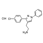 2-[3-(4-chlorophenyl)-1-phenyl-1H-pyrazol-4-yl]ethan-1-amine hydrochloride