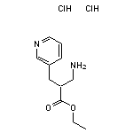 ethyl 3-amino-2-(pyridin-3-ylmethyl)propanoate dihydrochloride