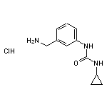 1-[3-(aminomethyl)phenyl]-3-cyclopropylurea hydrochloride