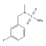 N-[(3-fluorophenyl)methyl]-N-methylaminosulfonamide