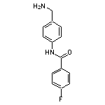 N-[4-(aminomethyl)phenyl]-4-fluorobenzamide