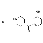 3-[(piperazin-1-yl)carbonyl]phenol hydrochloride