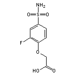 2-(2-fluoro-4-sulfamoylphenoxy)acetic acid