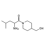 2-amino-1-[4-(hydroxymethyl)piperidin-1-yl]-4-methylpentan-1-one