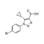 1-(4-bromophenyl)-5-cyclopropyl-1H-1,2,3-triazole-4-carboxylic acid