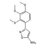 3-(2,3,4-trimethoxyphenyl)-1,2-oxazol-5-amine