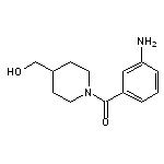 {1-[(3-aminophenyl)carbonyl]piperidin-4-yl}methanol