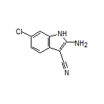 2-amino-6-chloro-1H-indole-3-carbonitrile