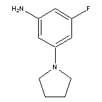 3-fluoro-5-(pyrrolidin-1-yl)aniline