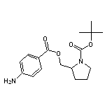 tert-butyl 2-{[(4-aminophenyl)carbonyloxy]methyl}pyrrolidine-1-carboxylate