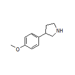 3-(4-methoxyphenyl)pyrrolidine