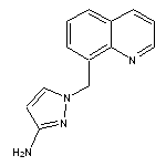 1-(quinolin-8-ylmethyl)-1H-pyrazol-3-amine