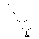 3-[(cyclopropylmethoxy)methyl]aniline