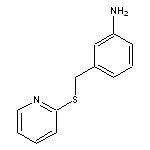 3-[(pyridin-2-ylsulfanyl)methyl]aniline