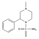 4-methyl-2-phenylpiperazine-1-sulfonamide