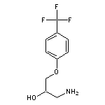 1-amino-3-[4-(trifluoromethyl)phenoxy]propan-2-ol