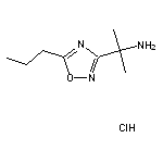 2-(5-propyl-1,2,4-oxadiazol-3-yl)propan-2-amine hydrochloride