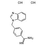 4-(1H-1,3-benzodiazol-1-ylmethyl)benzene-1-carboximidamide dihydrochloride