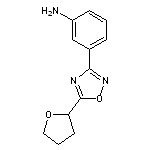 3-[5-(oxolan-2-yl)-1,2,4-oxadiazol-3-yl]aniline