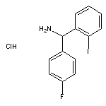 (4-fluorophenyl)(2-iodophenyl)methanamine hydrochloride