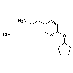 2-[4-(cyclopentyloxy)phenyl]ethan-1-amine hydrochloride