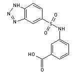 3-(1H-1,2,3-benzotriazole-5-sulfonamido)benzoic acid